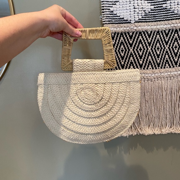 a new day Tan and Cream Clutch - Picture 2 of 4